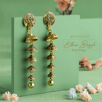 Ethnic Boggle Earrings - Enamoux