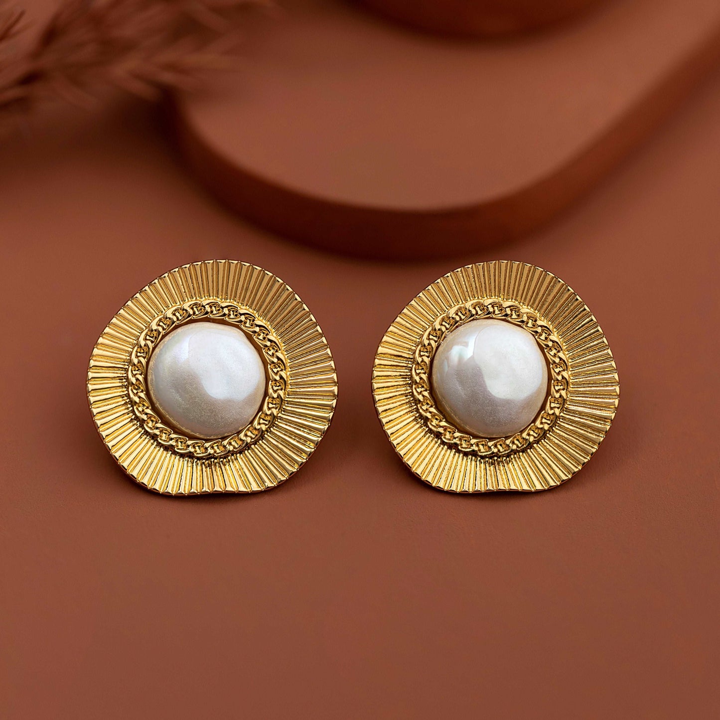 Coinix Pearl Earrings - Enamoux