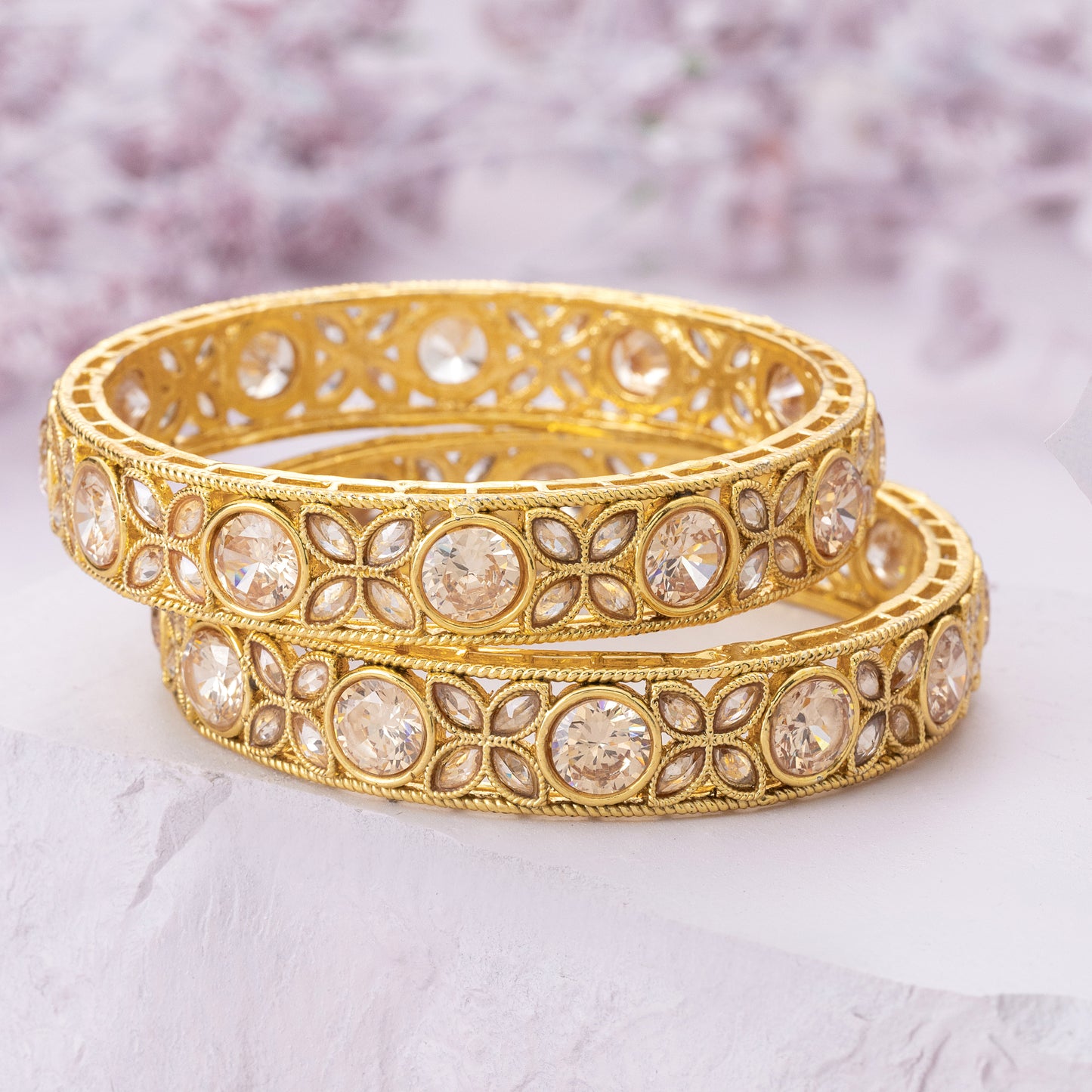 Aurora Gold Bangles