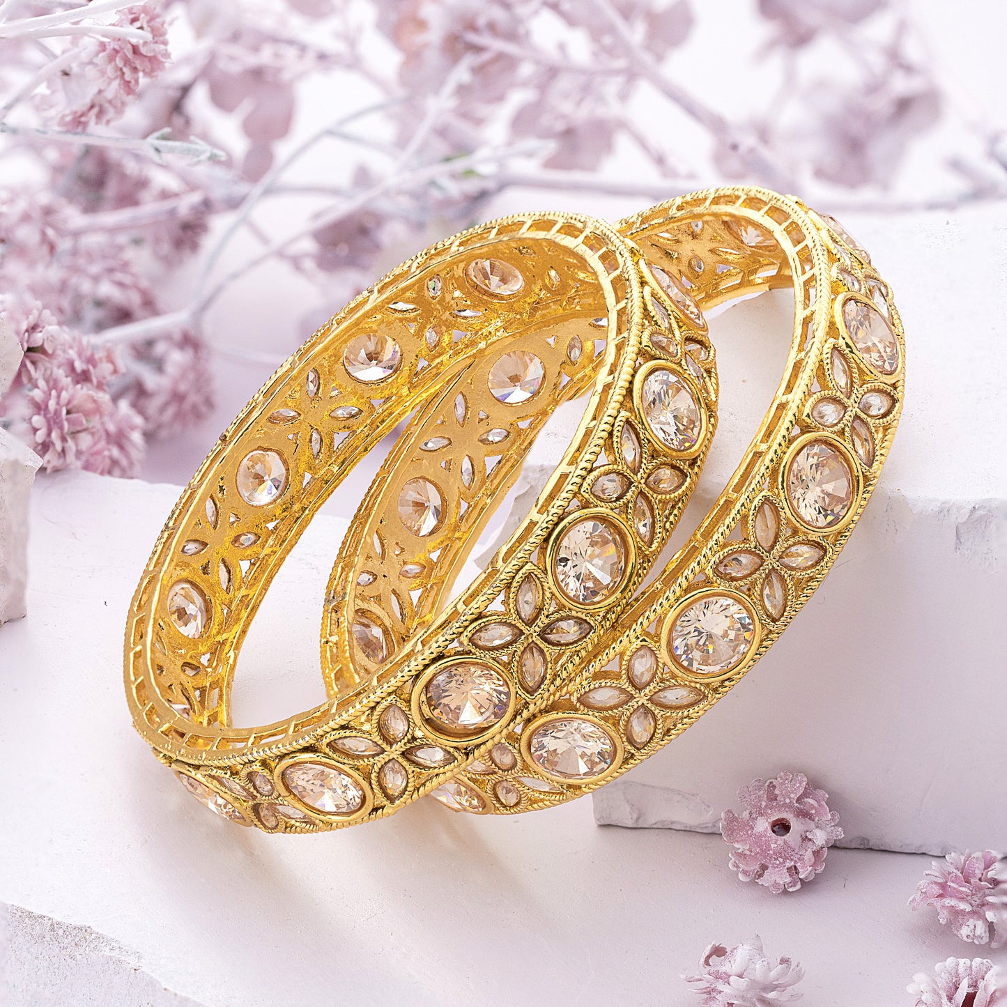 Aurora Gold Bangles