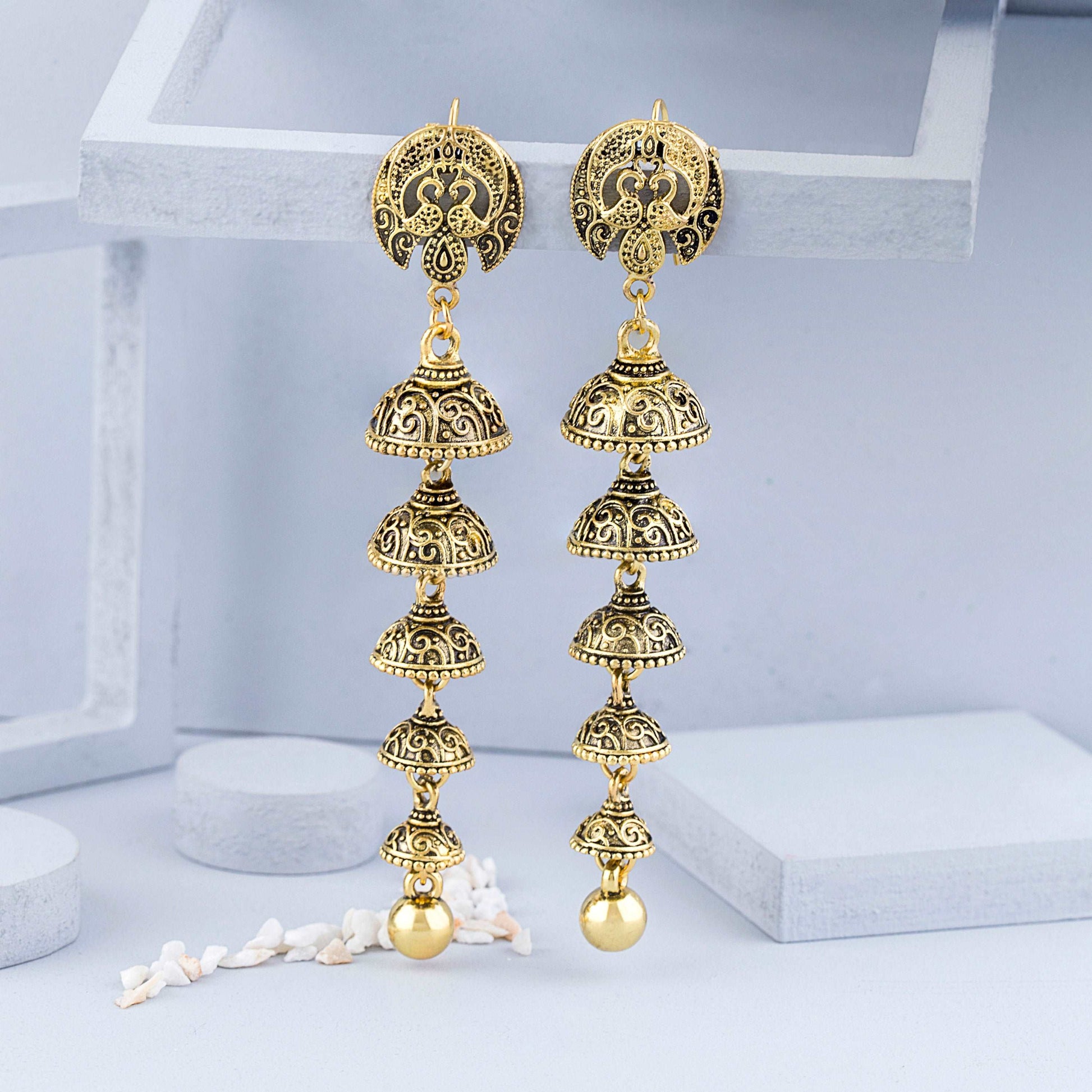 Ethnic Boggle Earrings - Enamoux