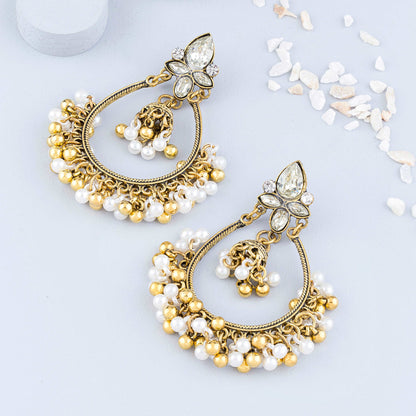 Chandelier Pearl Earrings - Enamoux