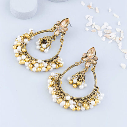 Chandelier Pearl Earrings - Enamoux