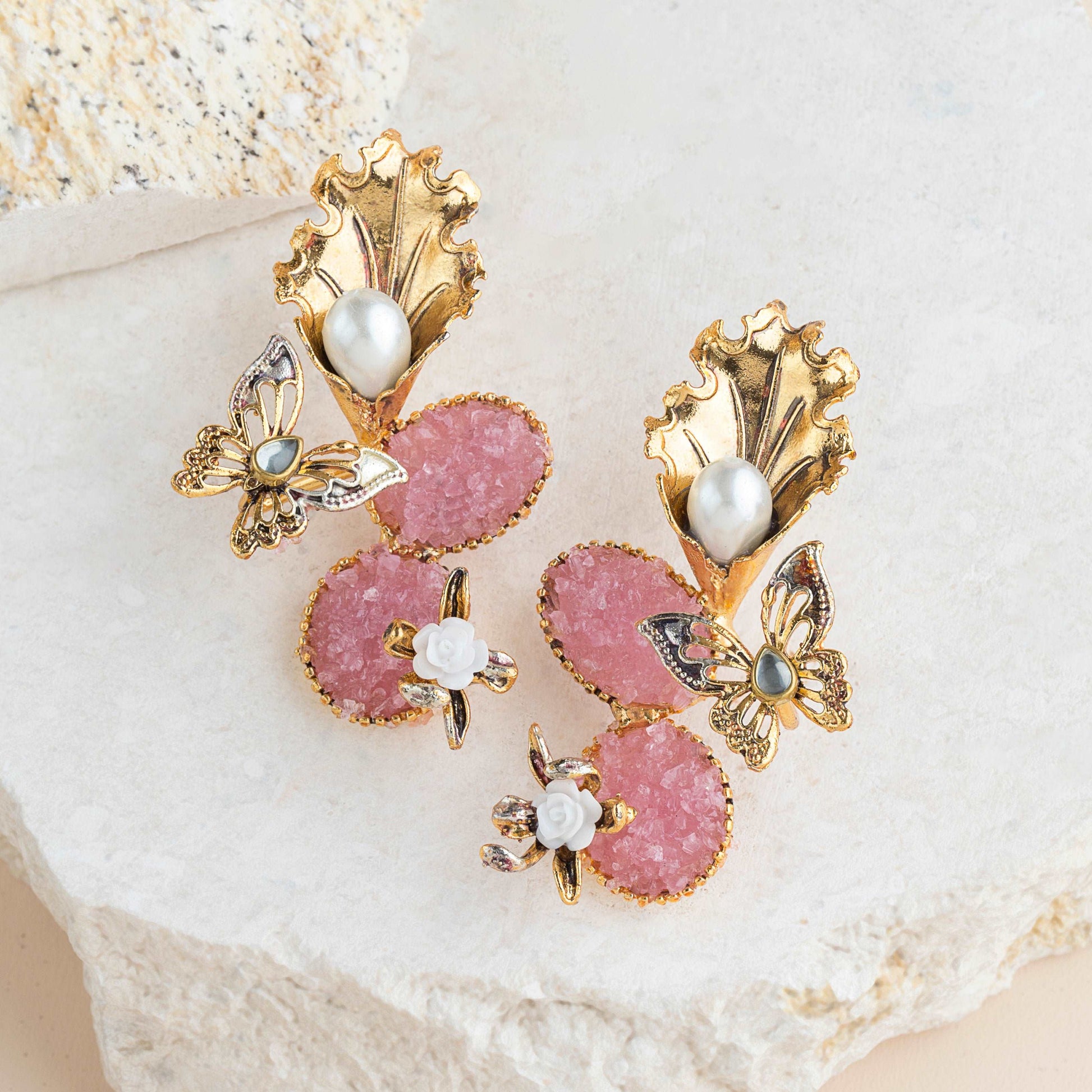 Belle Pearl Earrings - Enamoux