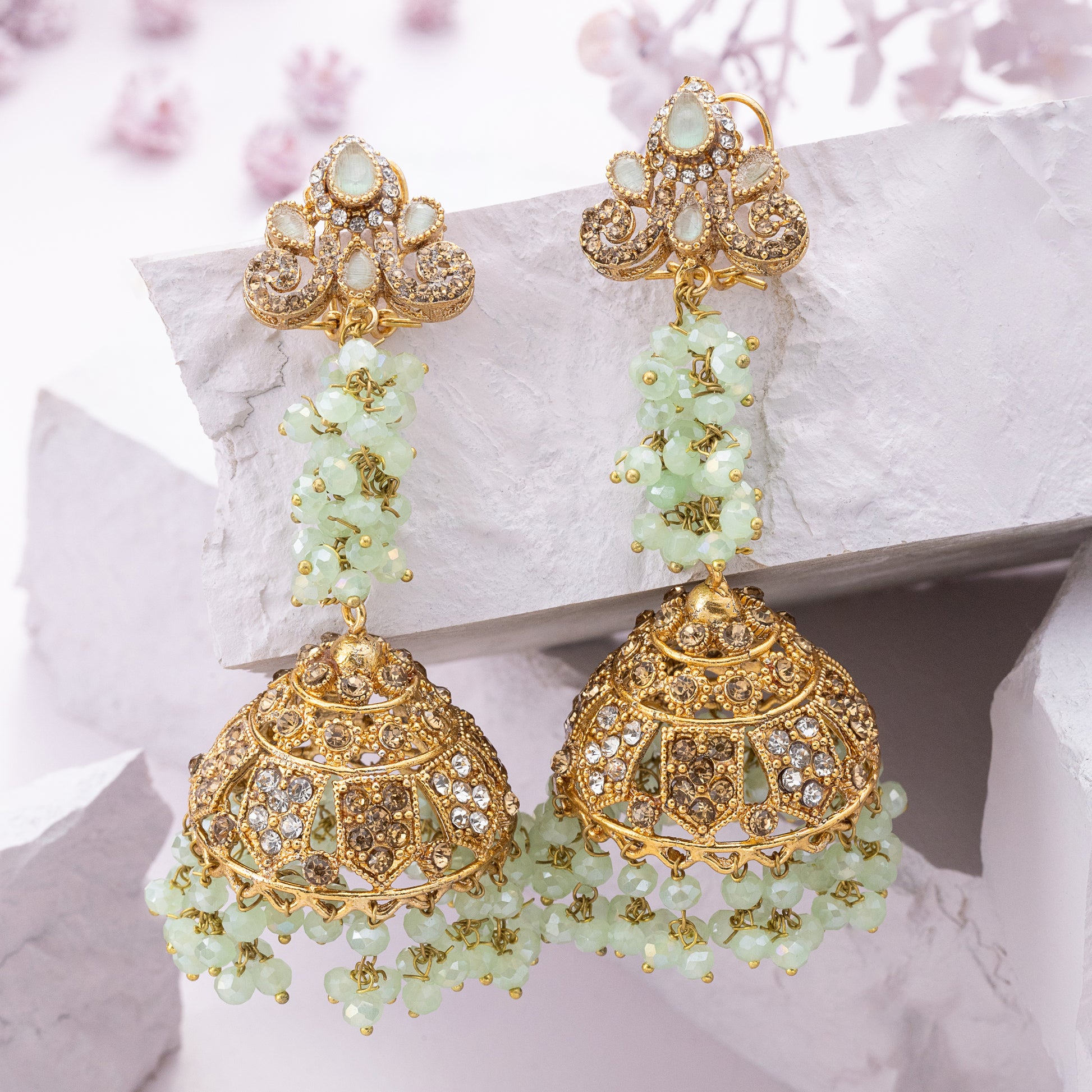 zarqash jhumkas