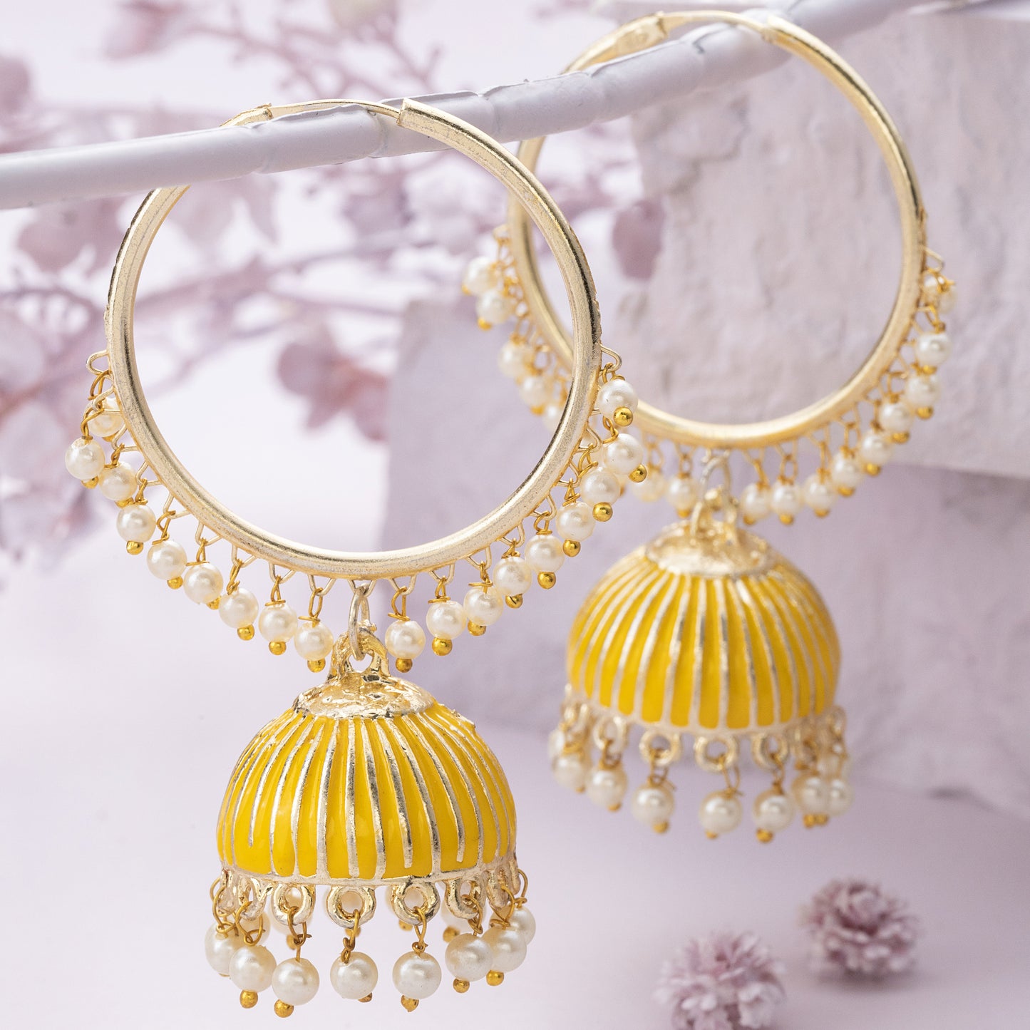 Zerqa Hoop Jhumkas