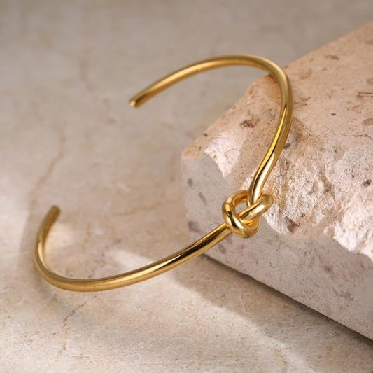 Knot Cuff Bangle - Enamoux