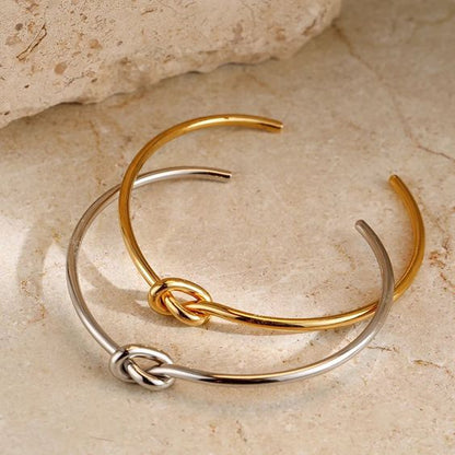 Knot Cuff Bangle - Enamoux